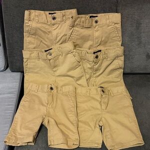 Lot of Six Khaki/Tan Boys' shorts